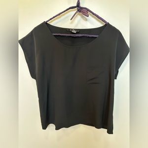 Black Loose Fitting Tee